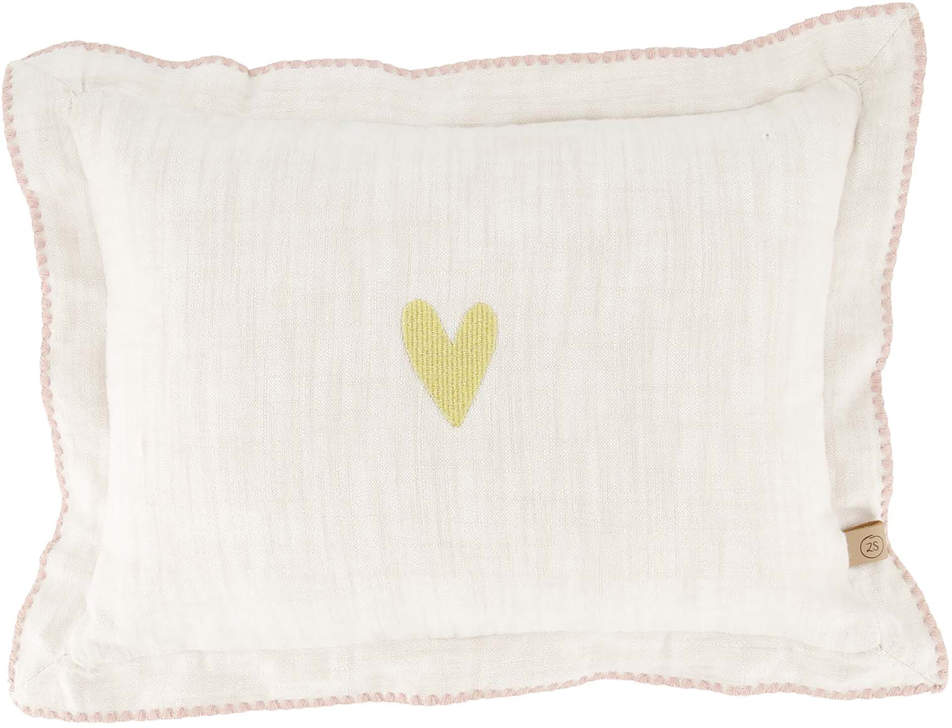 Zusss Kussen Hartje 35x25cm Off White