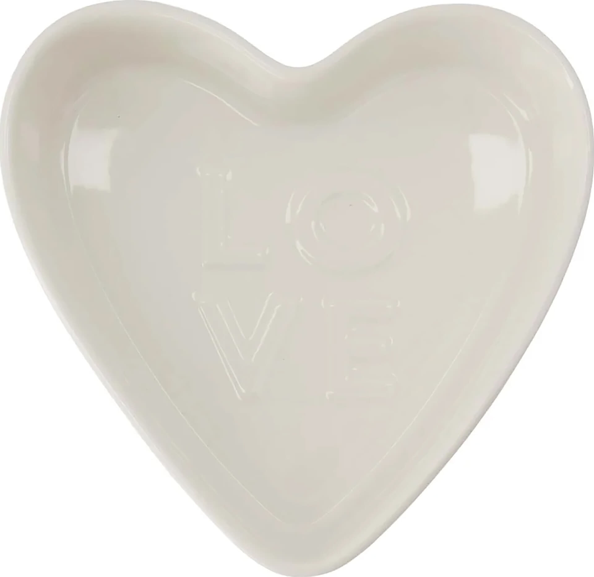 Zusss Ovenschaal  Hartvorm Love klein Wit