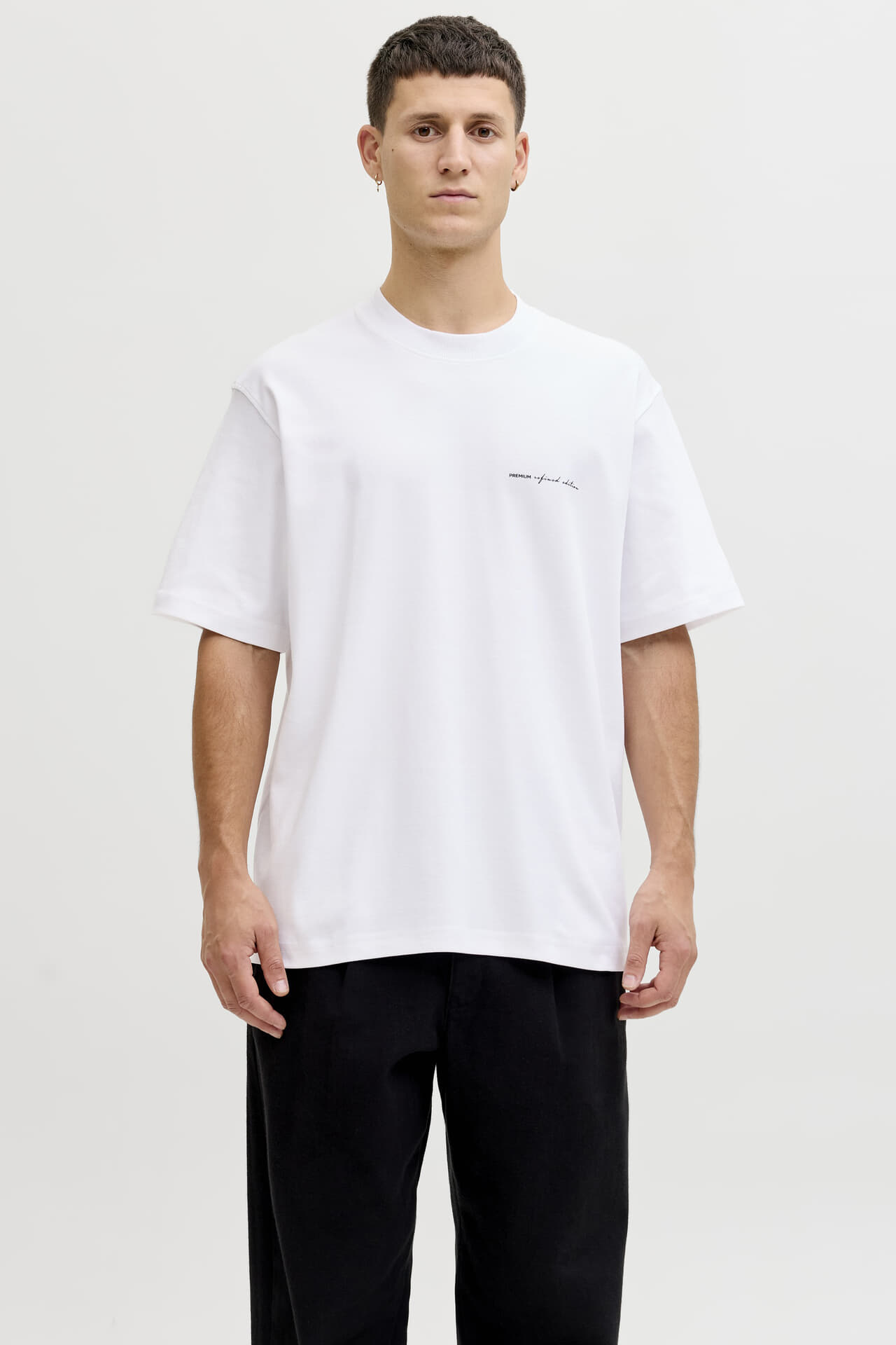Jack & Jones T-shirt Owen Branding Wit