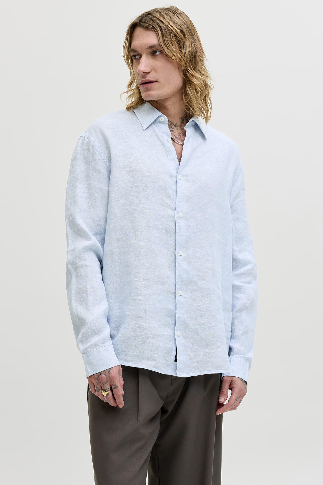 Jack & Jones Overhemd Hemelsblauw