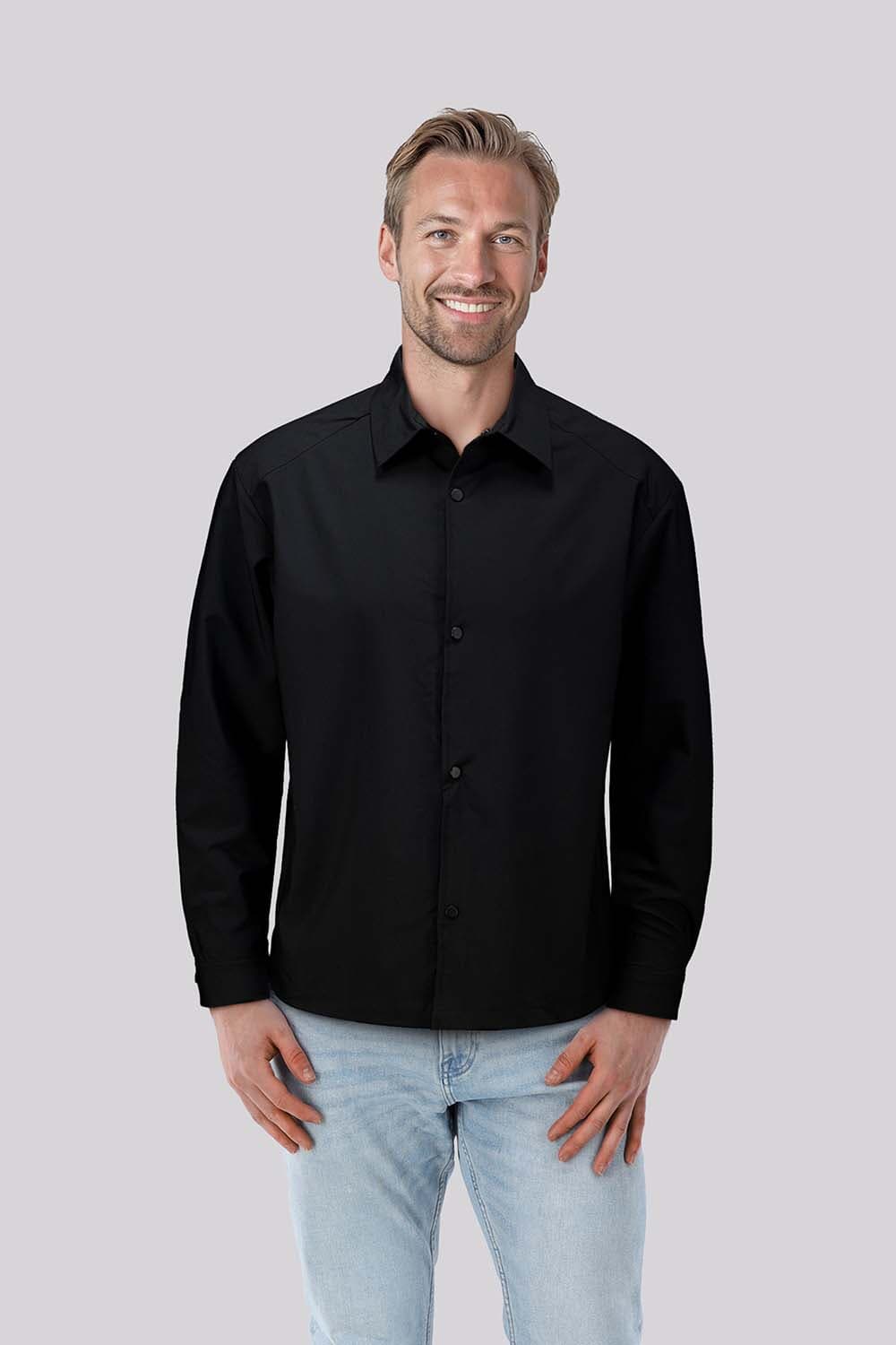 Jack & Jones Overhemd Chase Tech Zwart