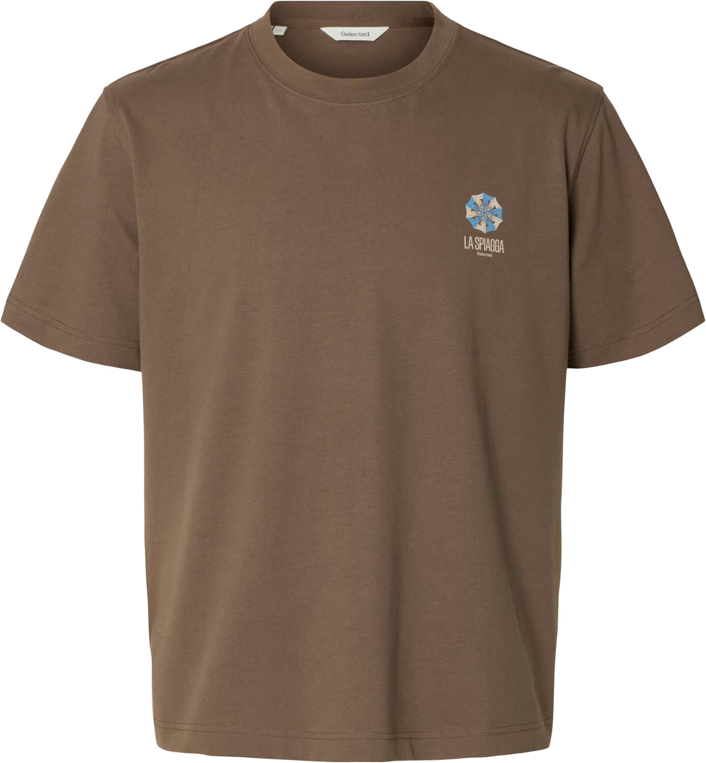 Selected Homme T-shirt Max Graphic Bruin