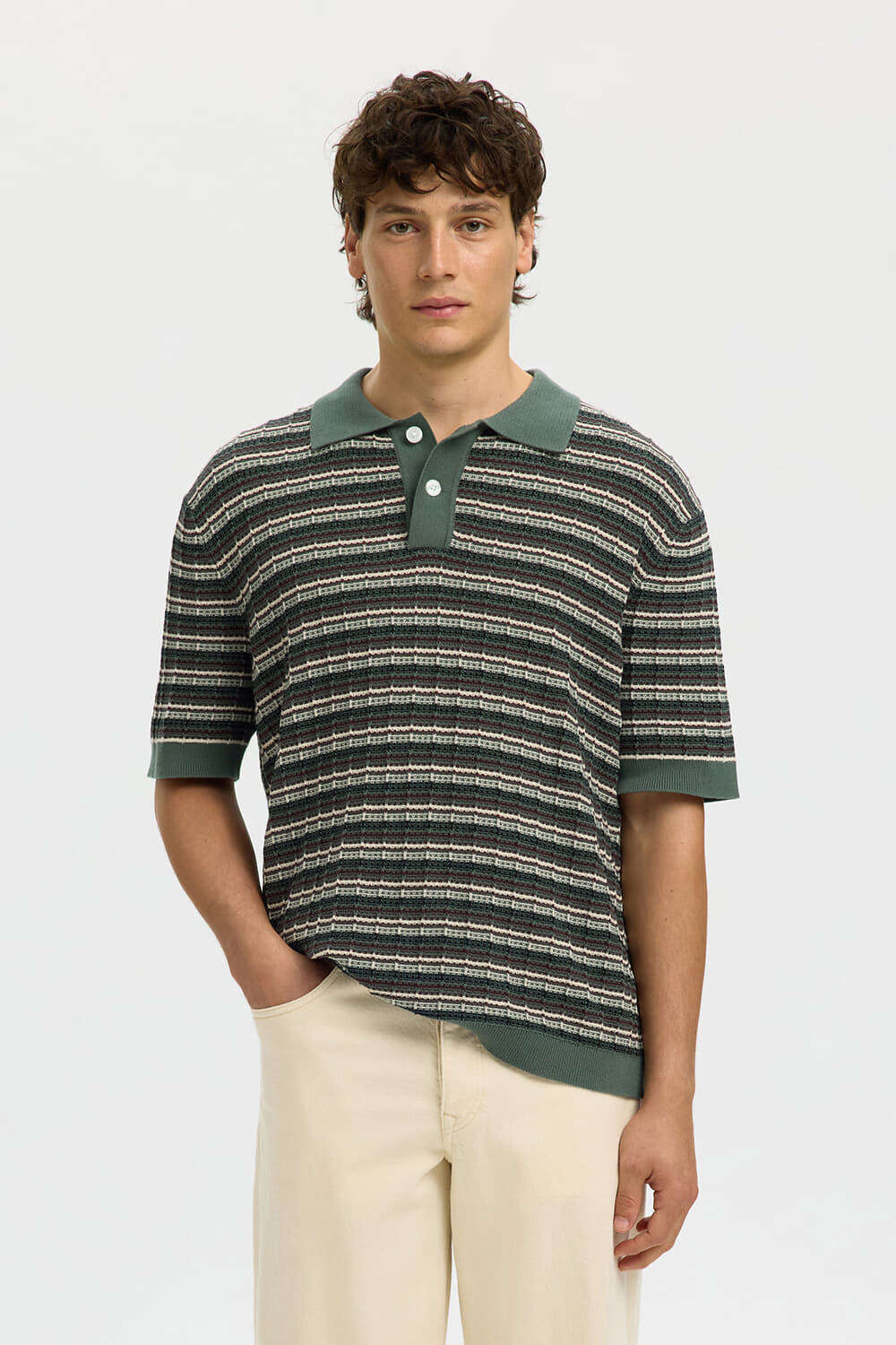 Selected Homme Polo Dane Groen
