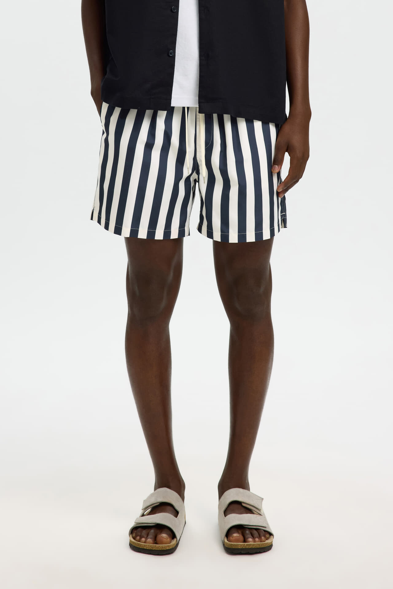 Selected Homme Zwemshort Dane All-over-print Blauw