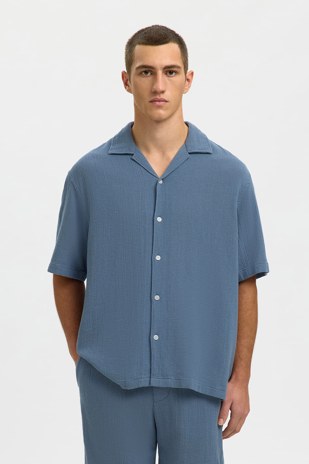 Selected Homme Overhemd  Blauw