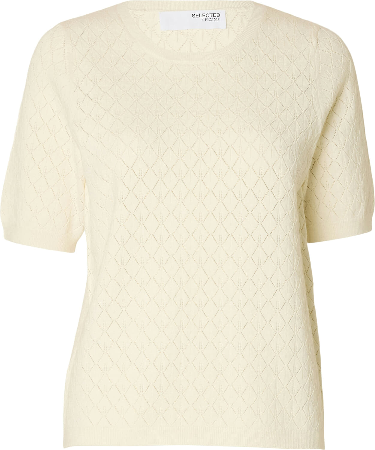 Selected Femme T-shirt Helen Off White