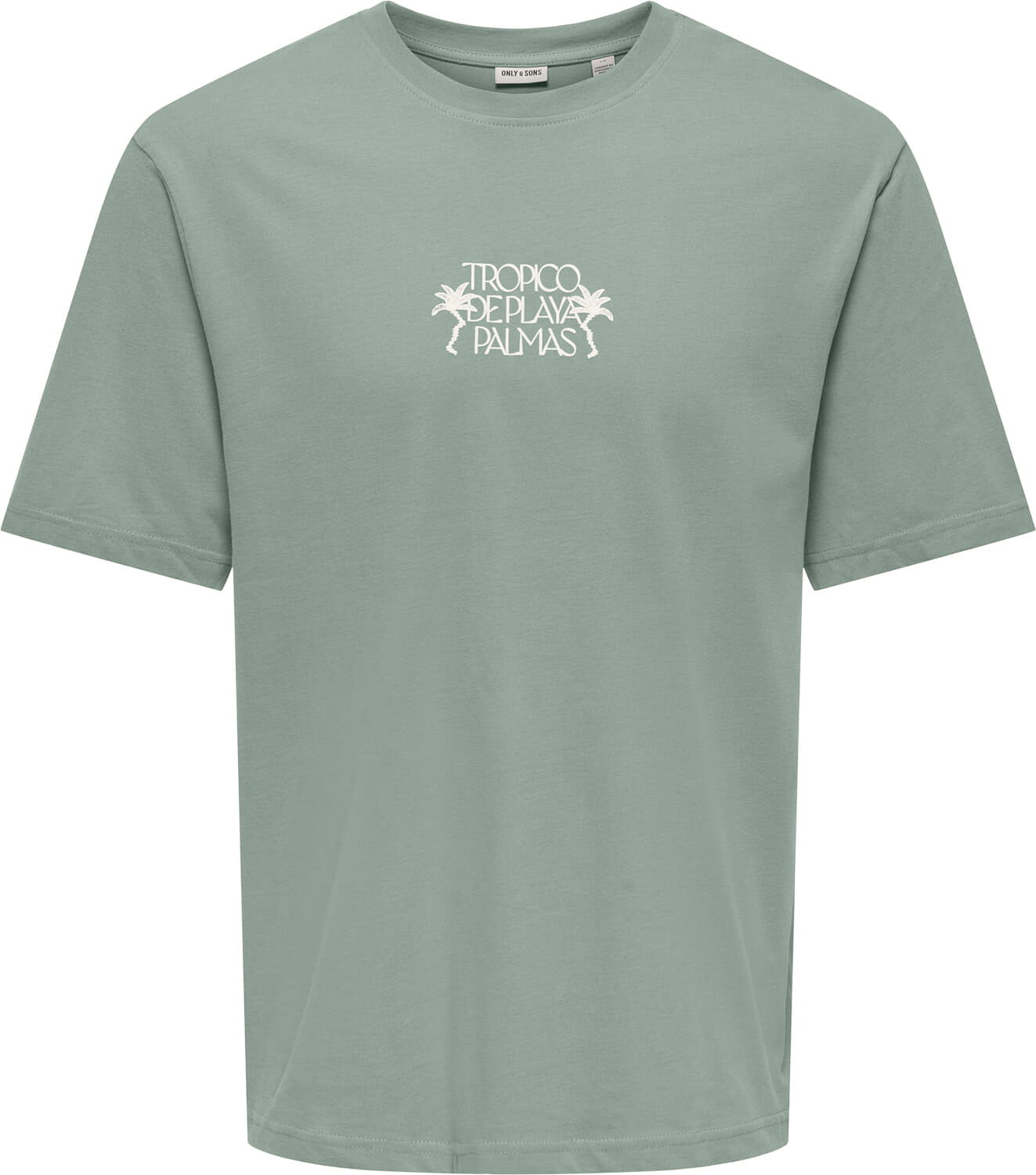 Only & Sons T-shirt Malik Tropico Groen