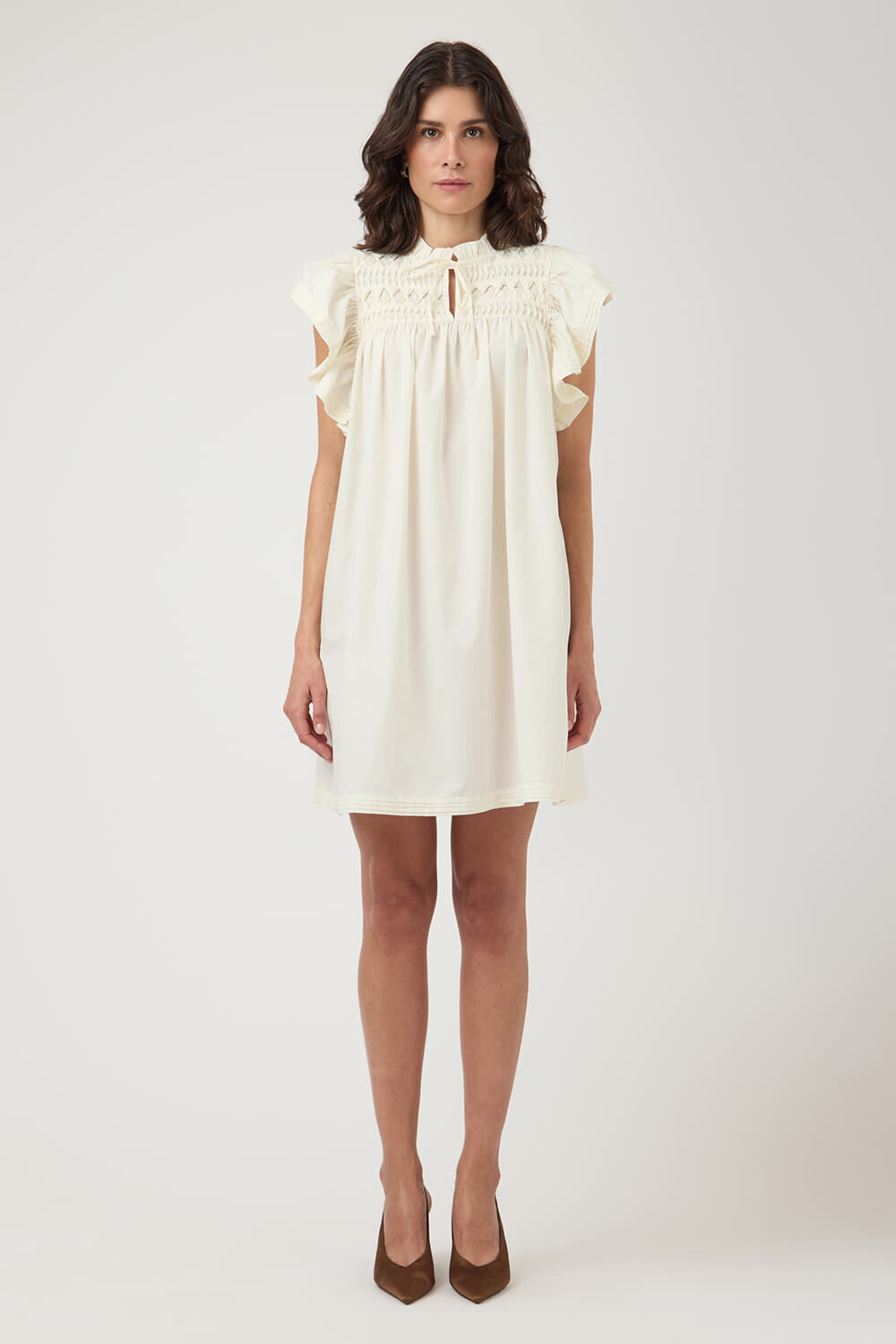 Y.A.S. Jurk Lura Off White