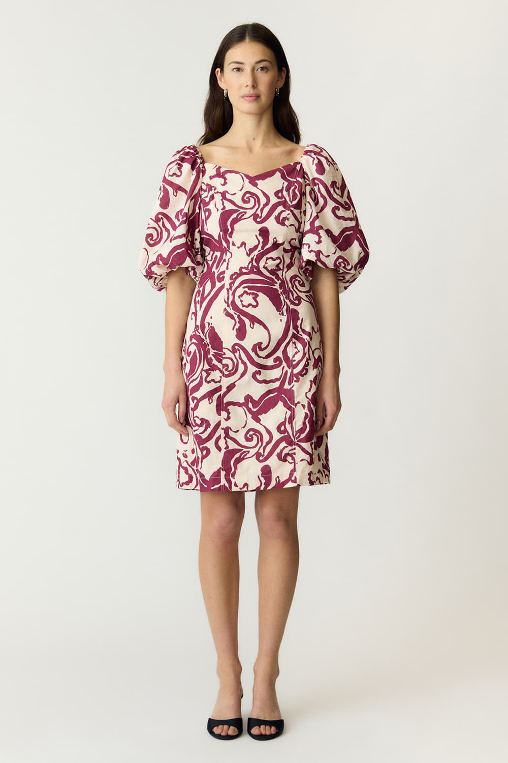 Y.A.S. Jurk Fleur Off White
