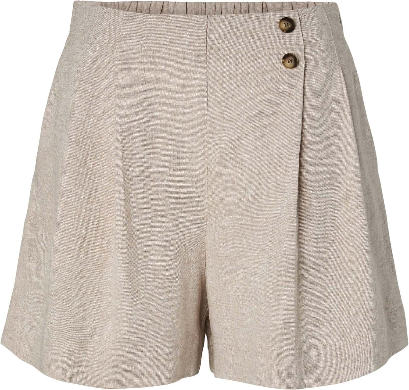 Y.A.S. Short Usuma HW Linnen Blend Beige