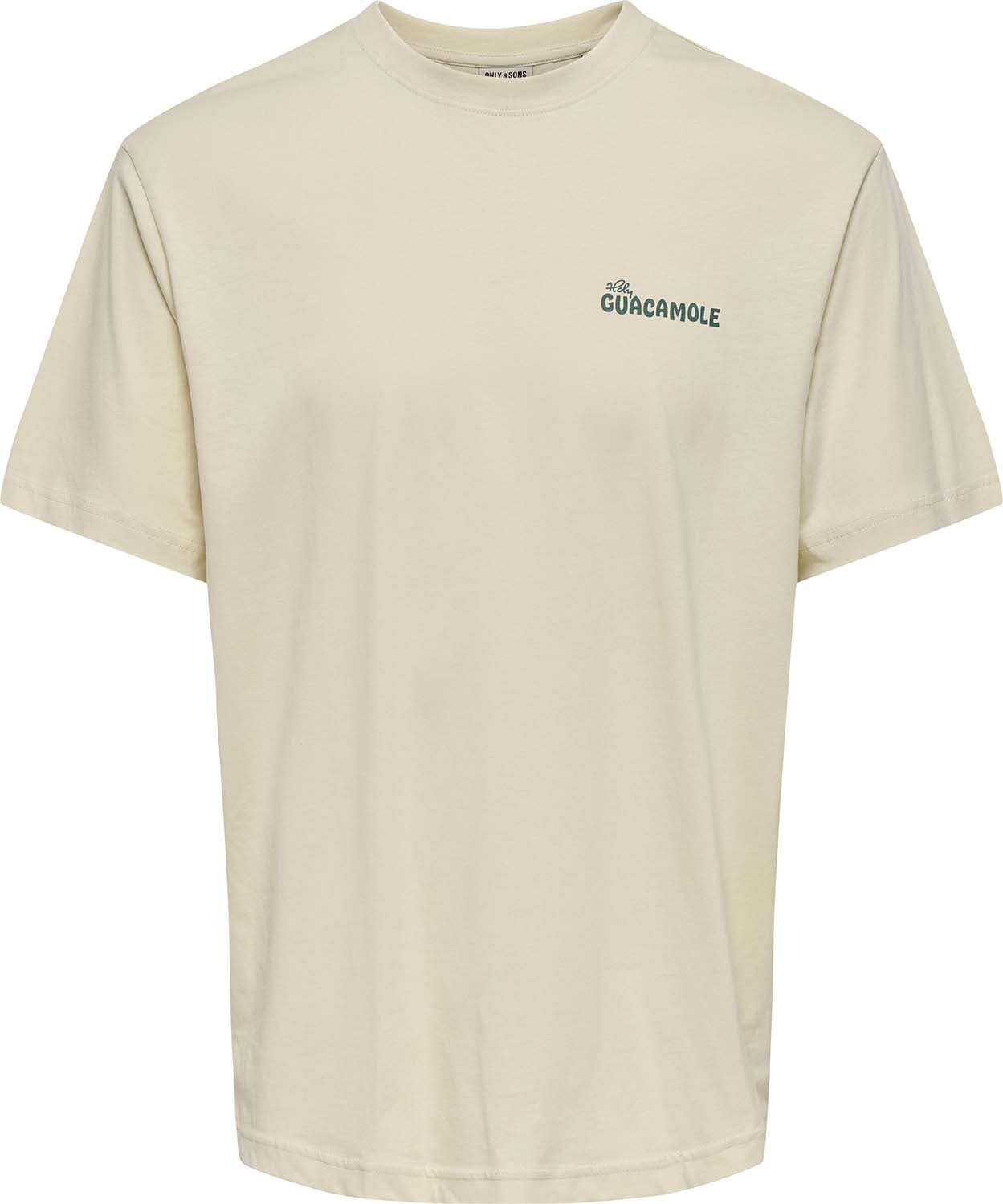Only & Sons T-shirt Chef Lilfe RLX Wit