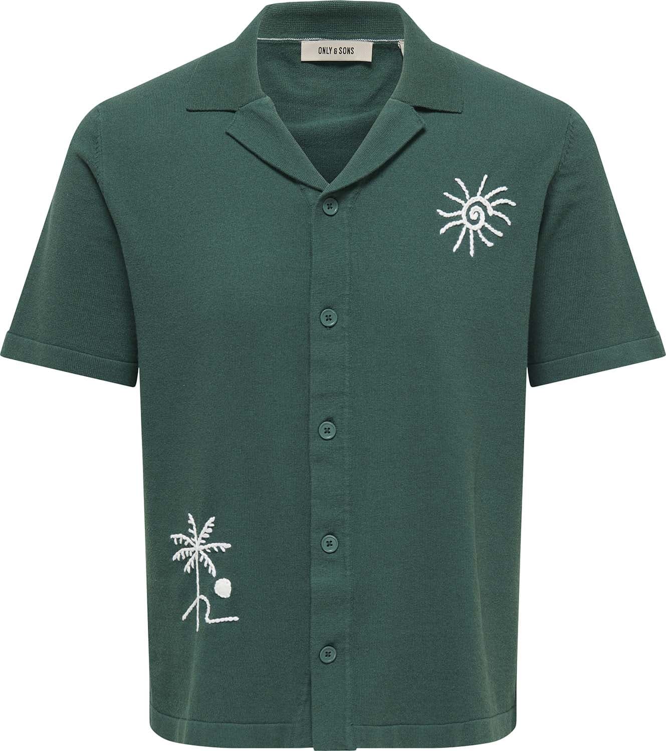 Only & Sons Overhemd Groen