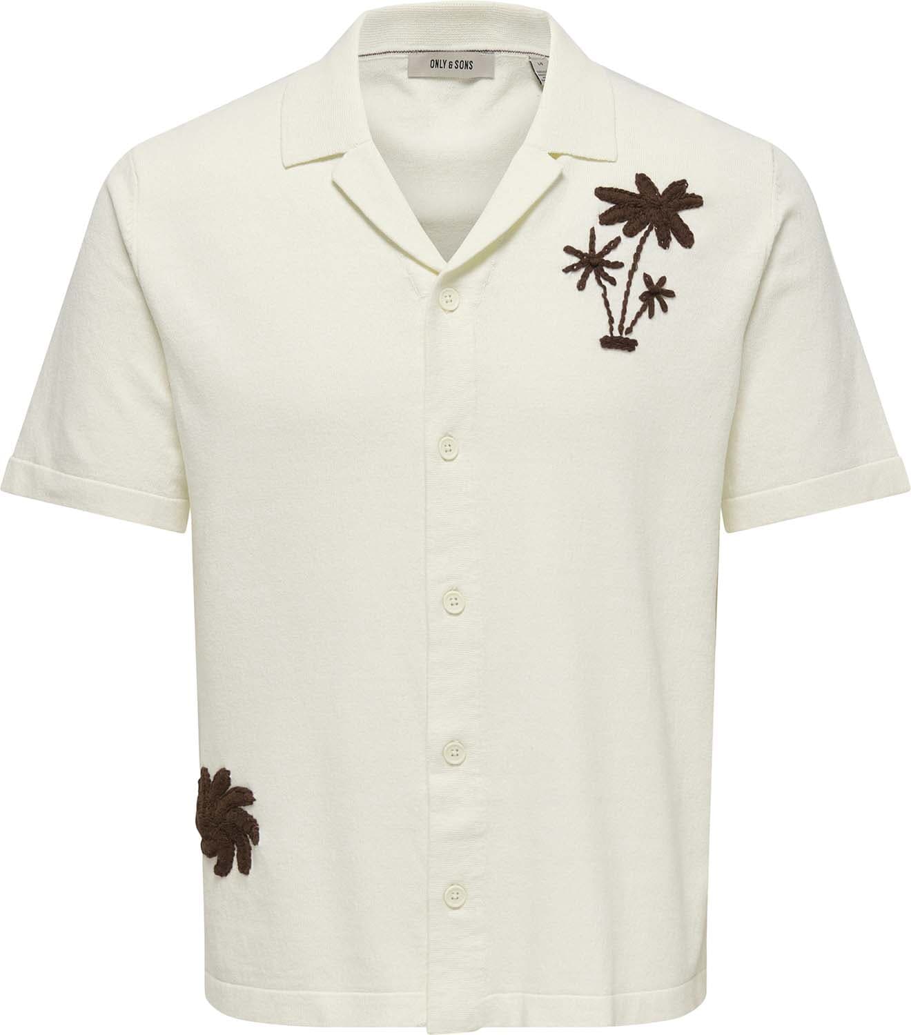 Only & Sons Overhemd Off White