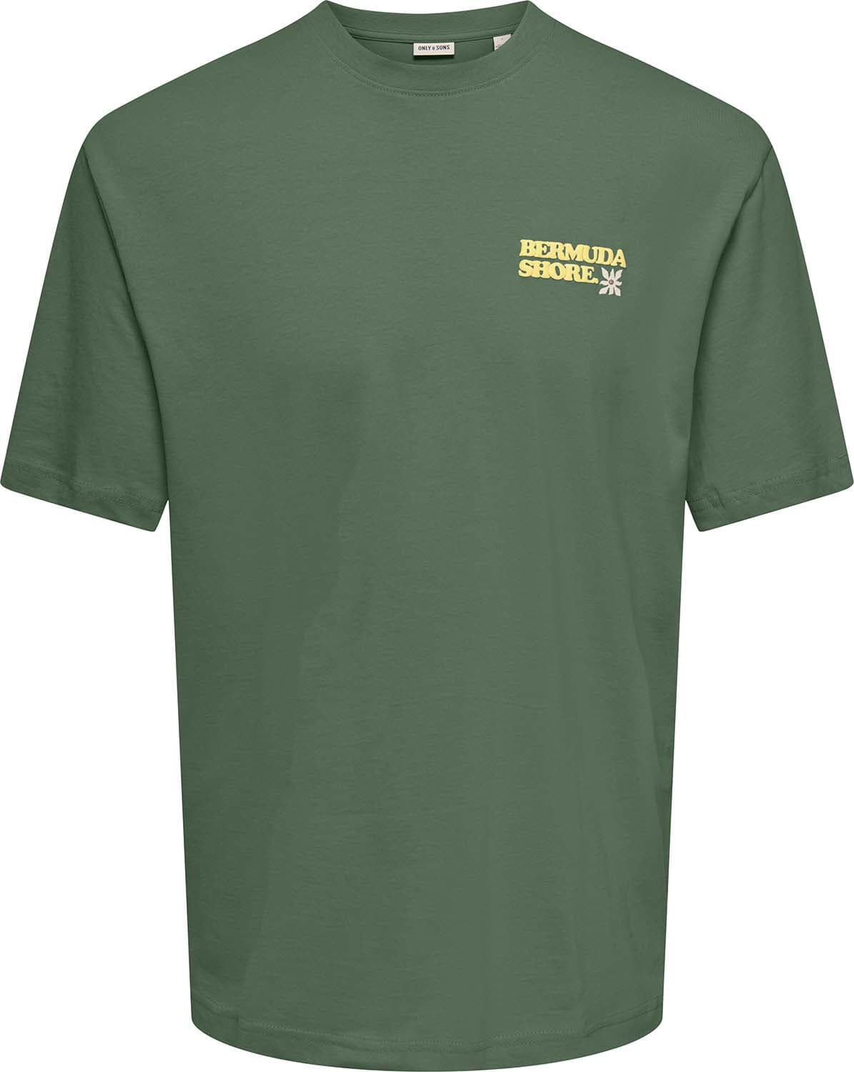 Only & Sons T-shirt Onskiki  Groen