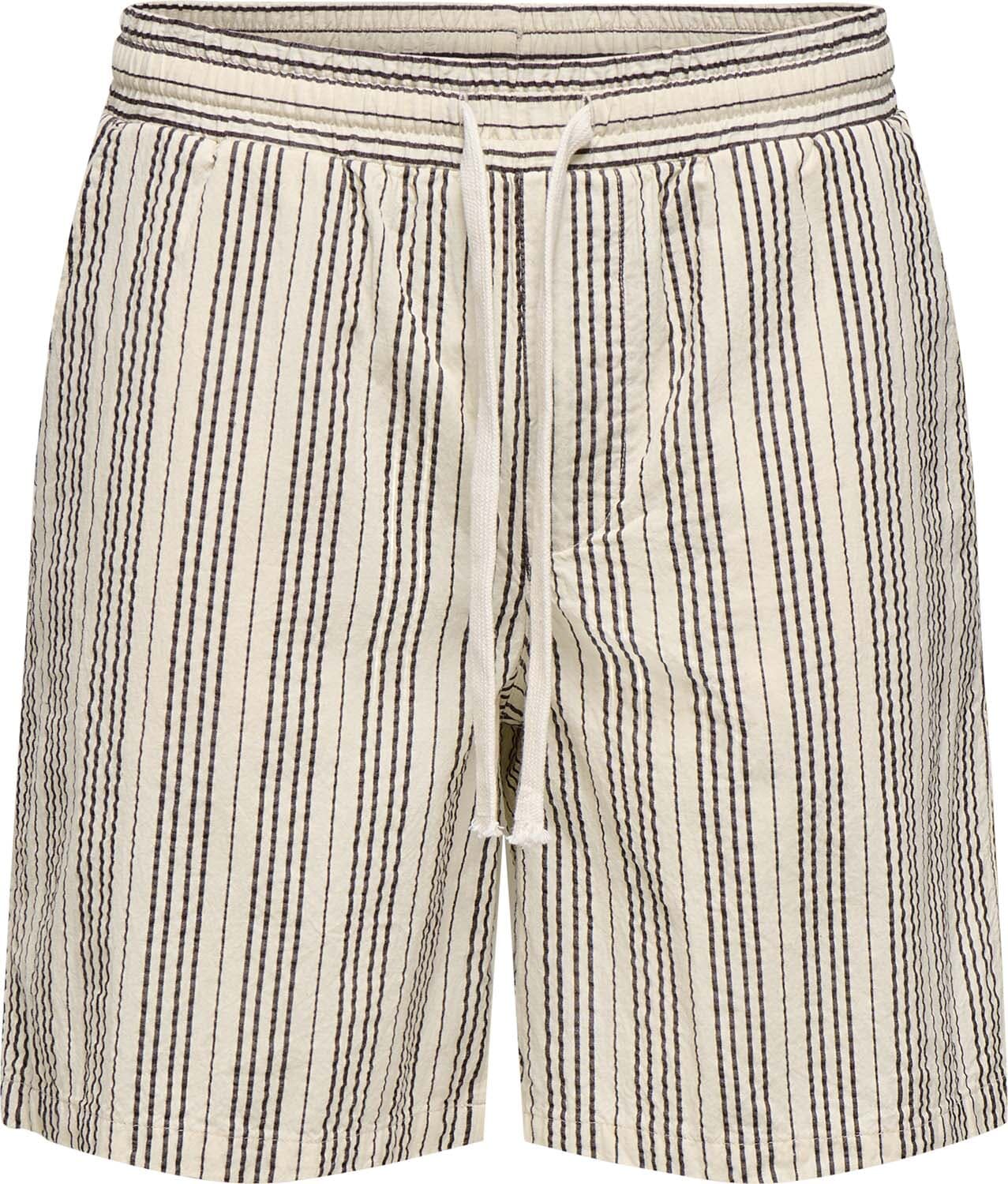 Only & Sons Short Onzcruz Seersucker  Wit