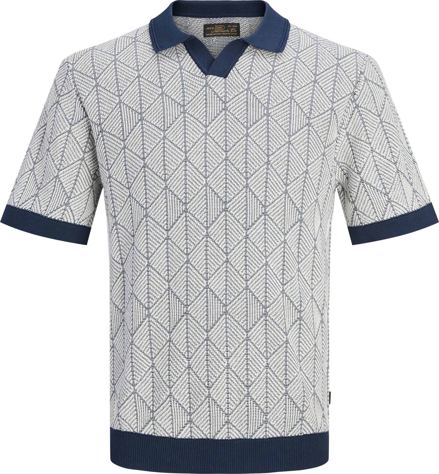 Jack & Jones Polo Blake Structure Blauw