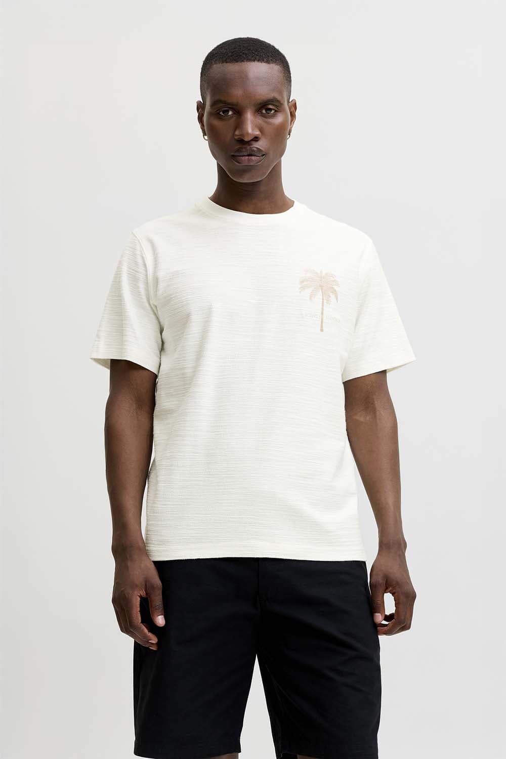 Jack & Jones T-shirt Emmett Off White
