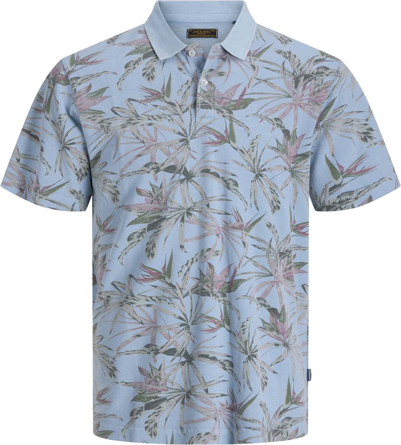Jack & Jones Polo Hawaii  Blauw