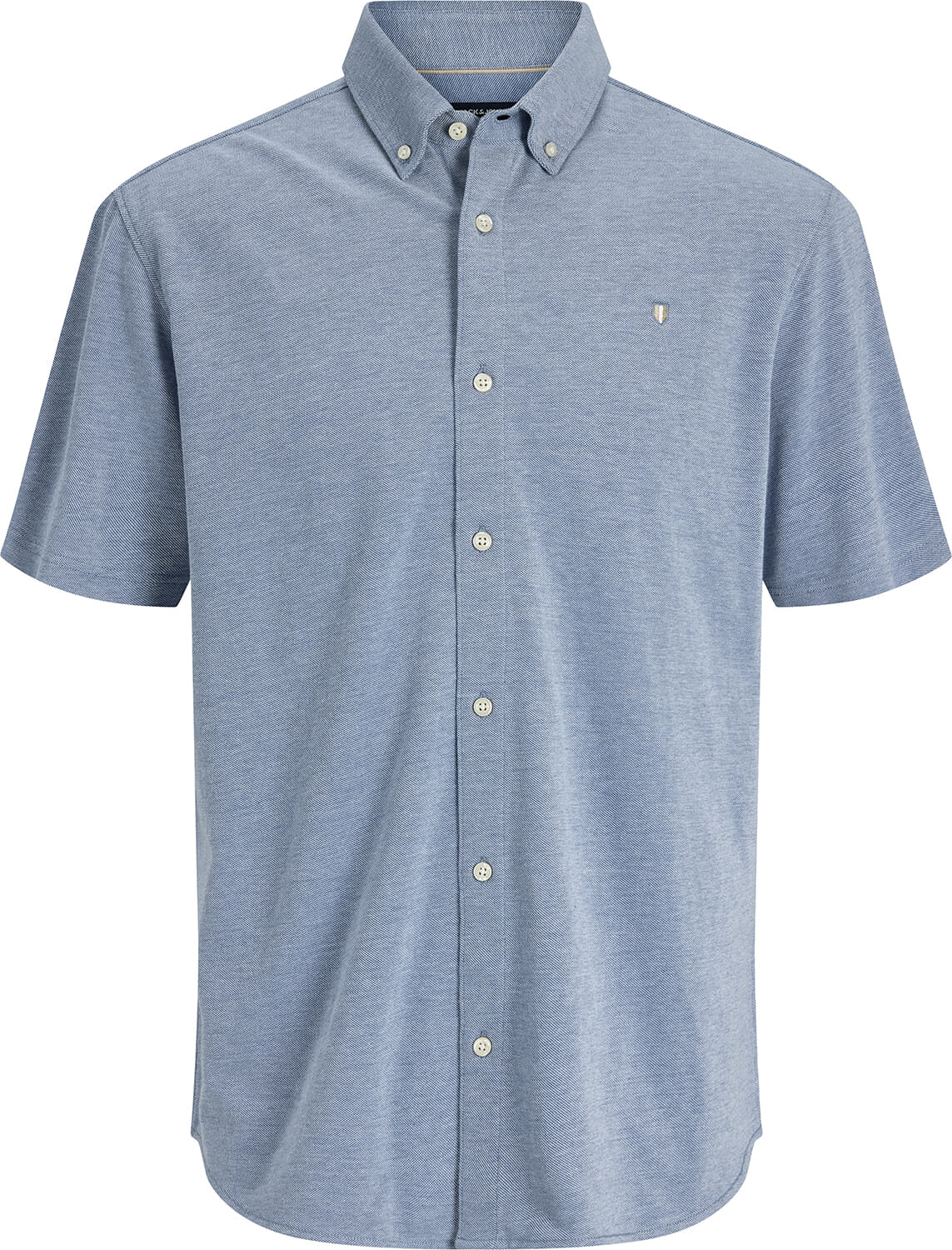 Jack & Jones JPRBLUBLAKE PIQUE DETAIL S/S SHIRT Hemelsblauw