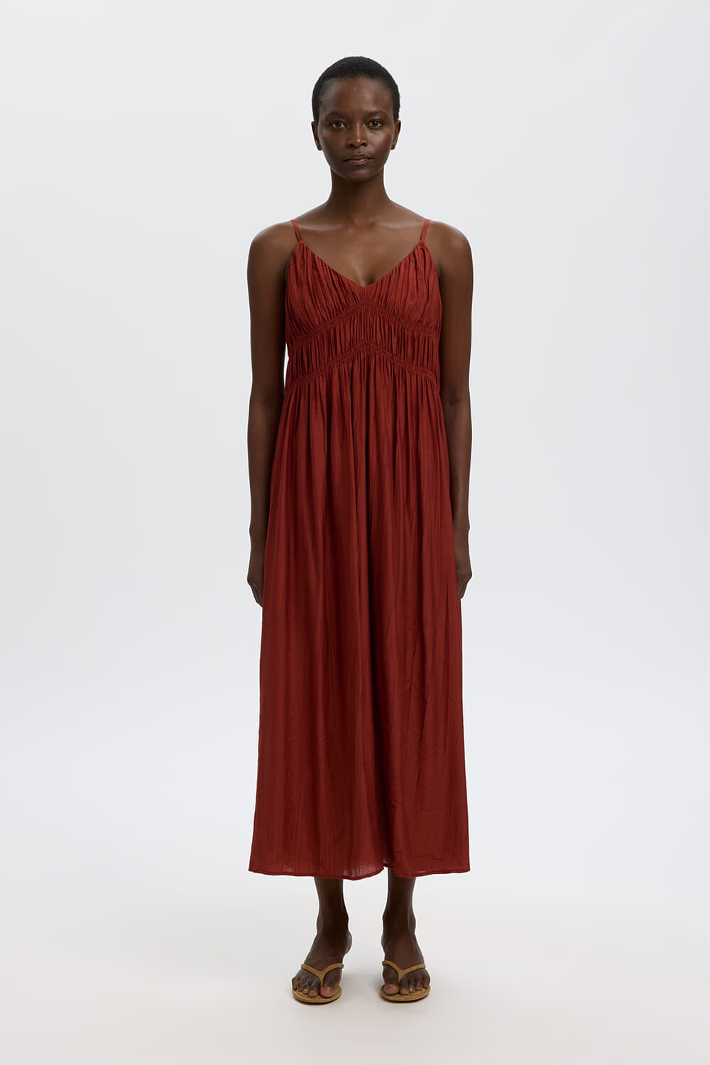 Selected Femme Jurk Jackie Regular Rood