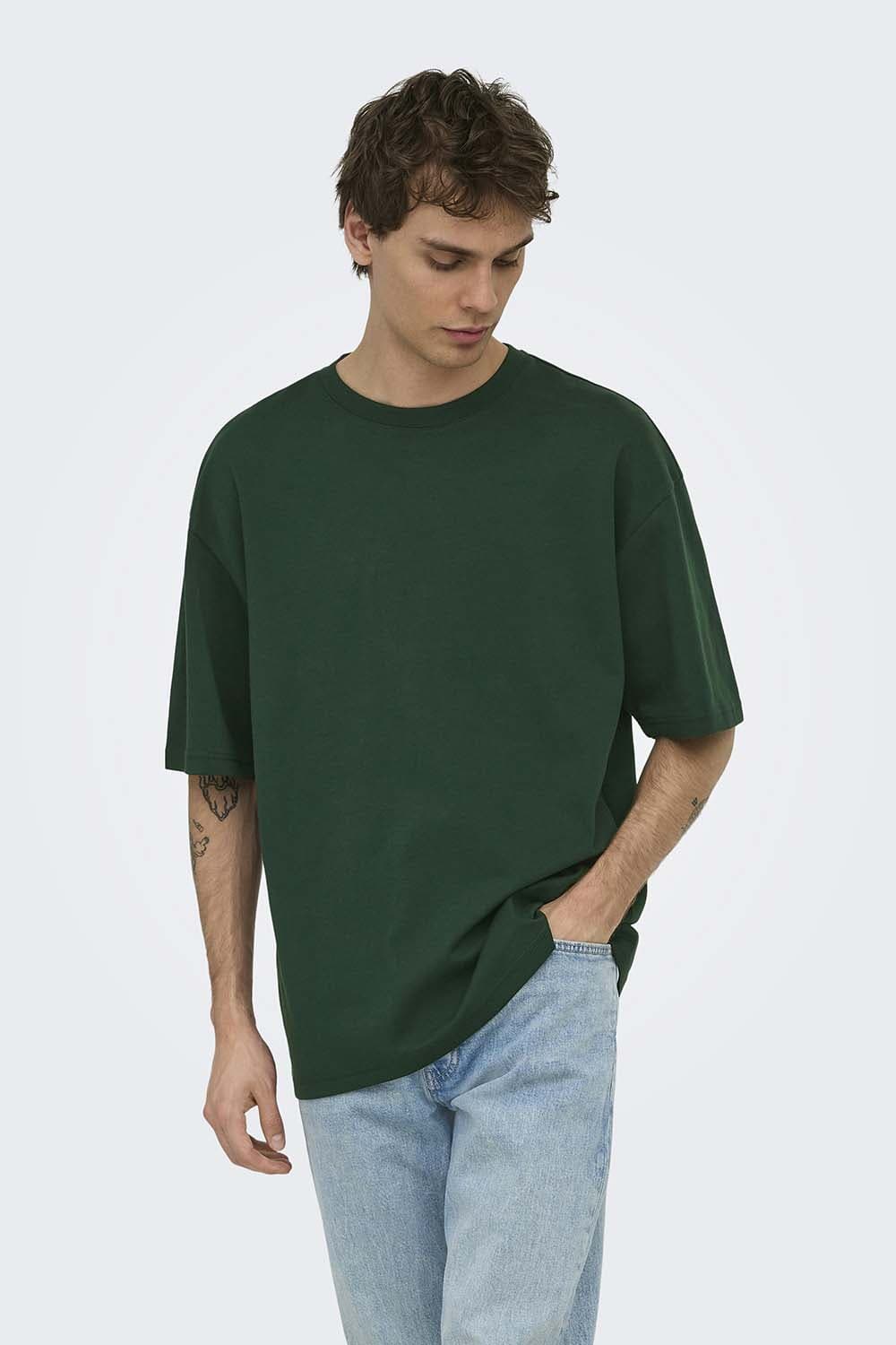 Only & Sons T-shirt Groen