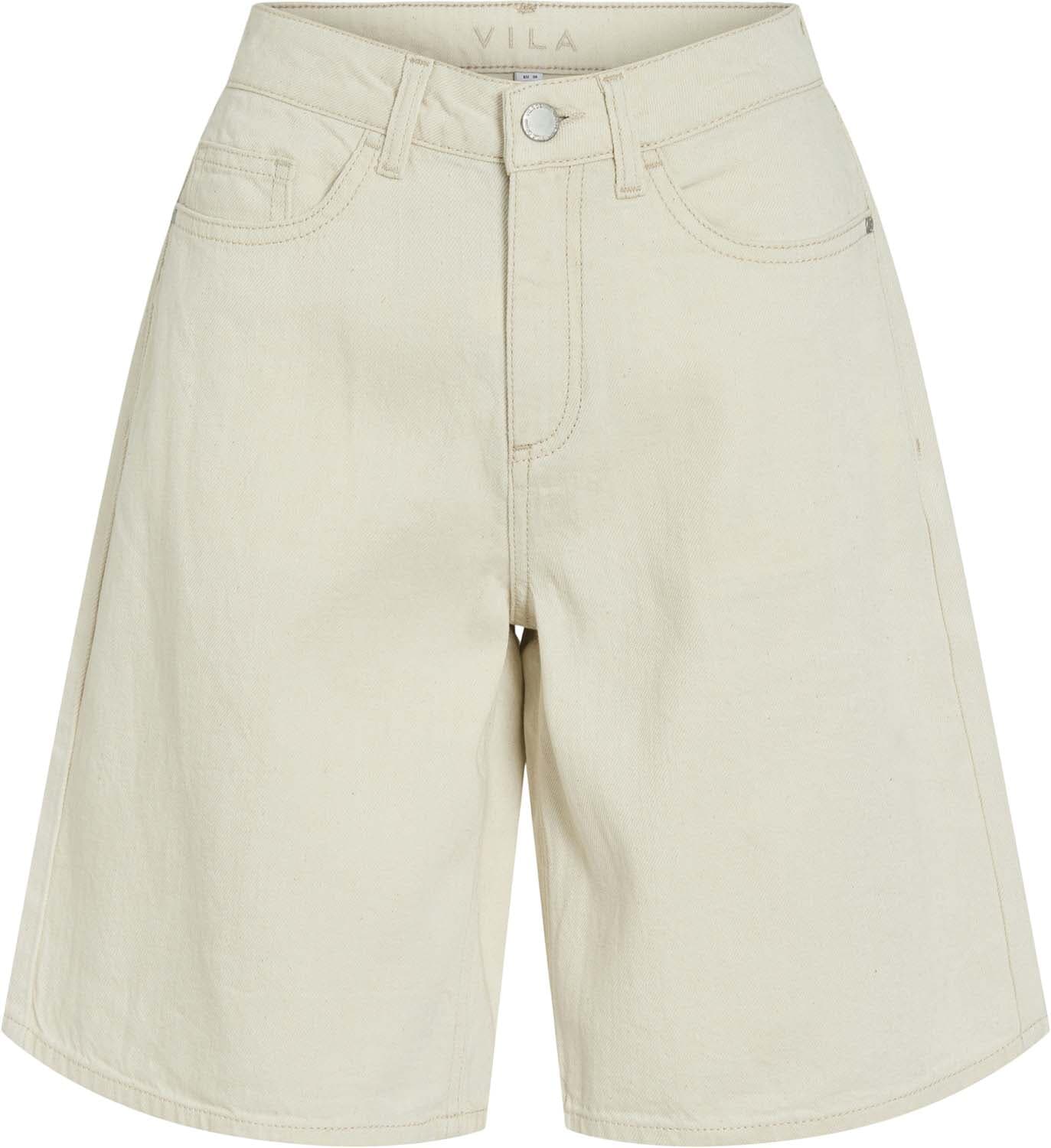 Vila Short Maj RW Denim Off White