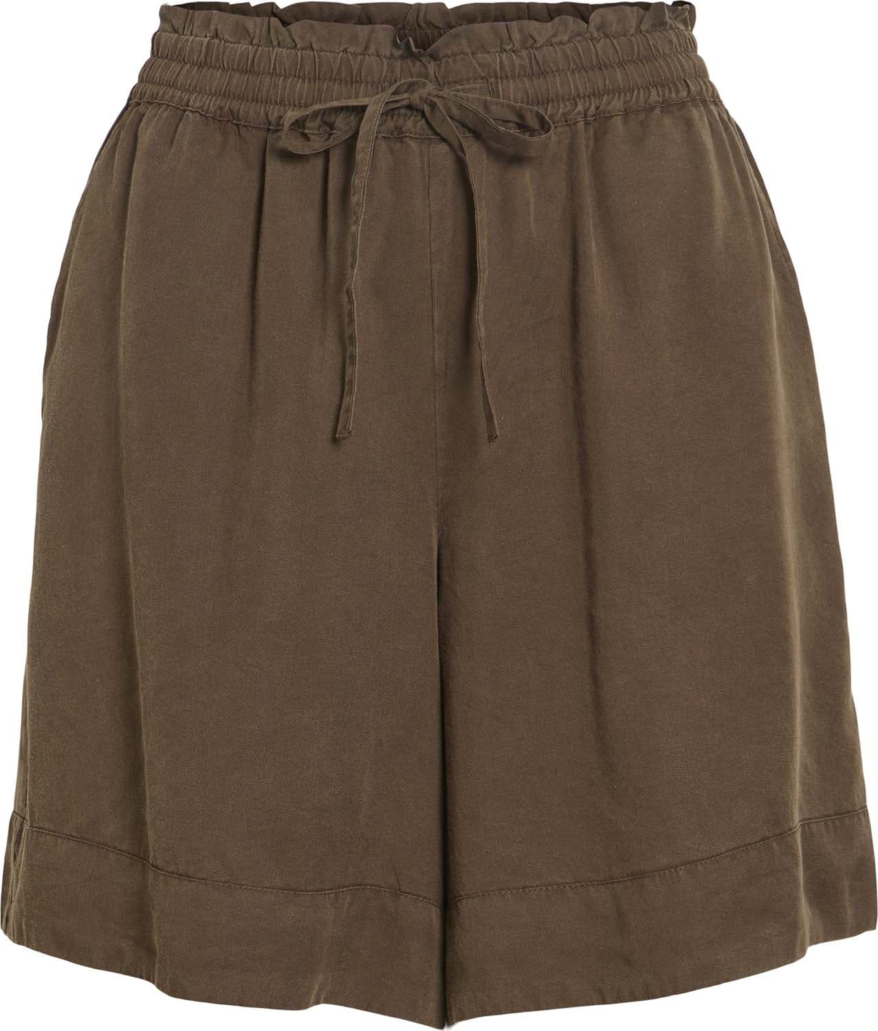 Vila Short Tevira HW Loose Fit Zwart