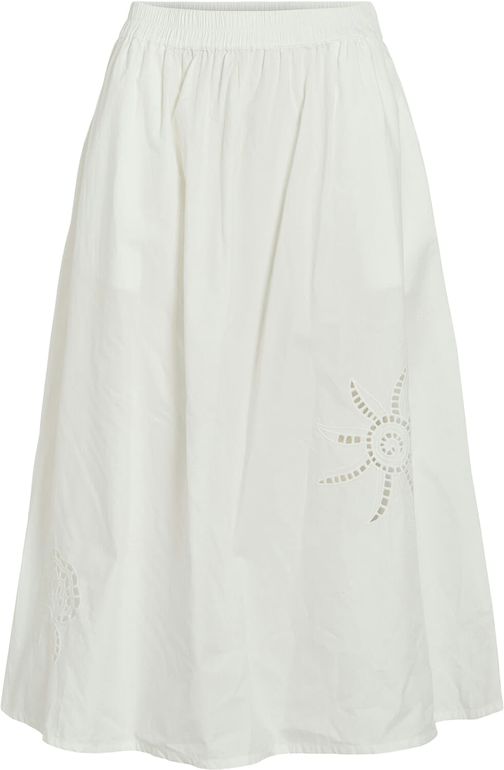 Vila VILAYKI MIDI SKIRT/BFS Wit