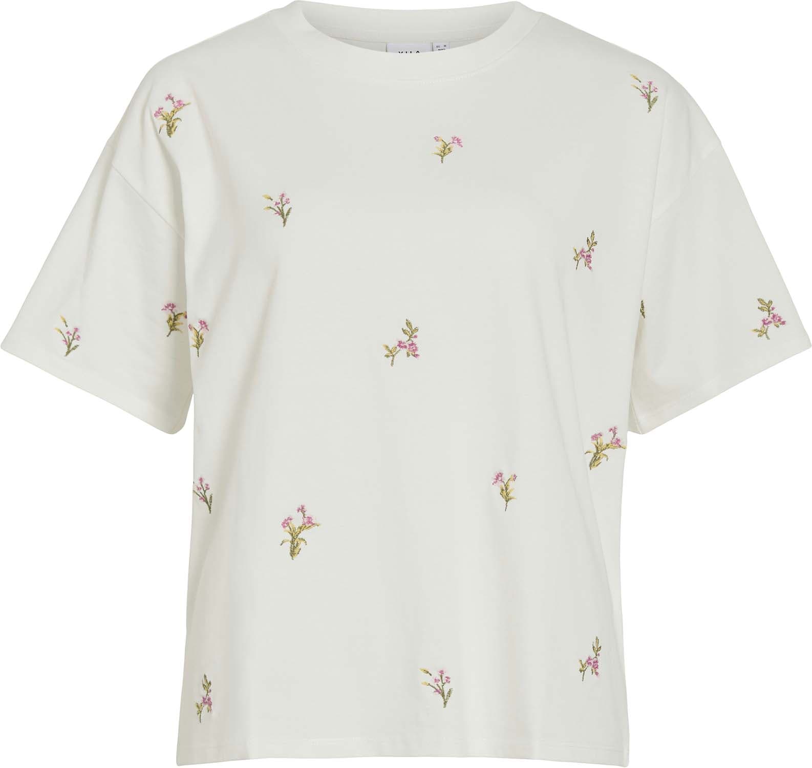 Vila T-shirt Monie Crème