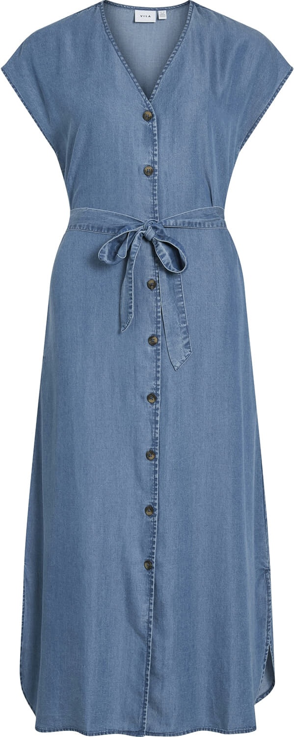 Vila Jurk Maia V-neck Batsleeve Jeans