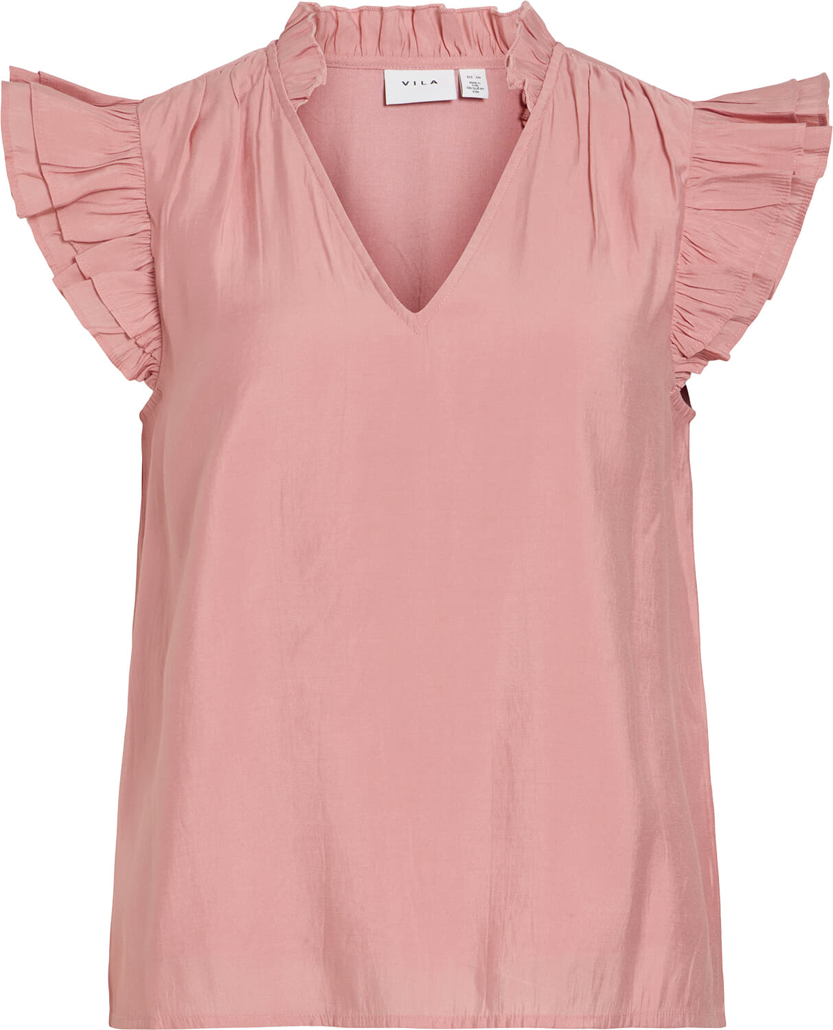 Vila Top Anu V-hals Lila