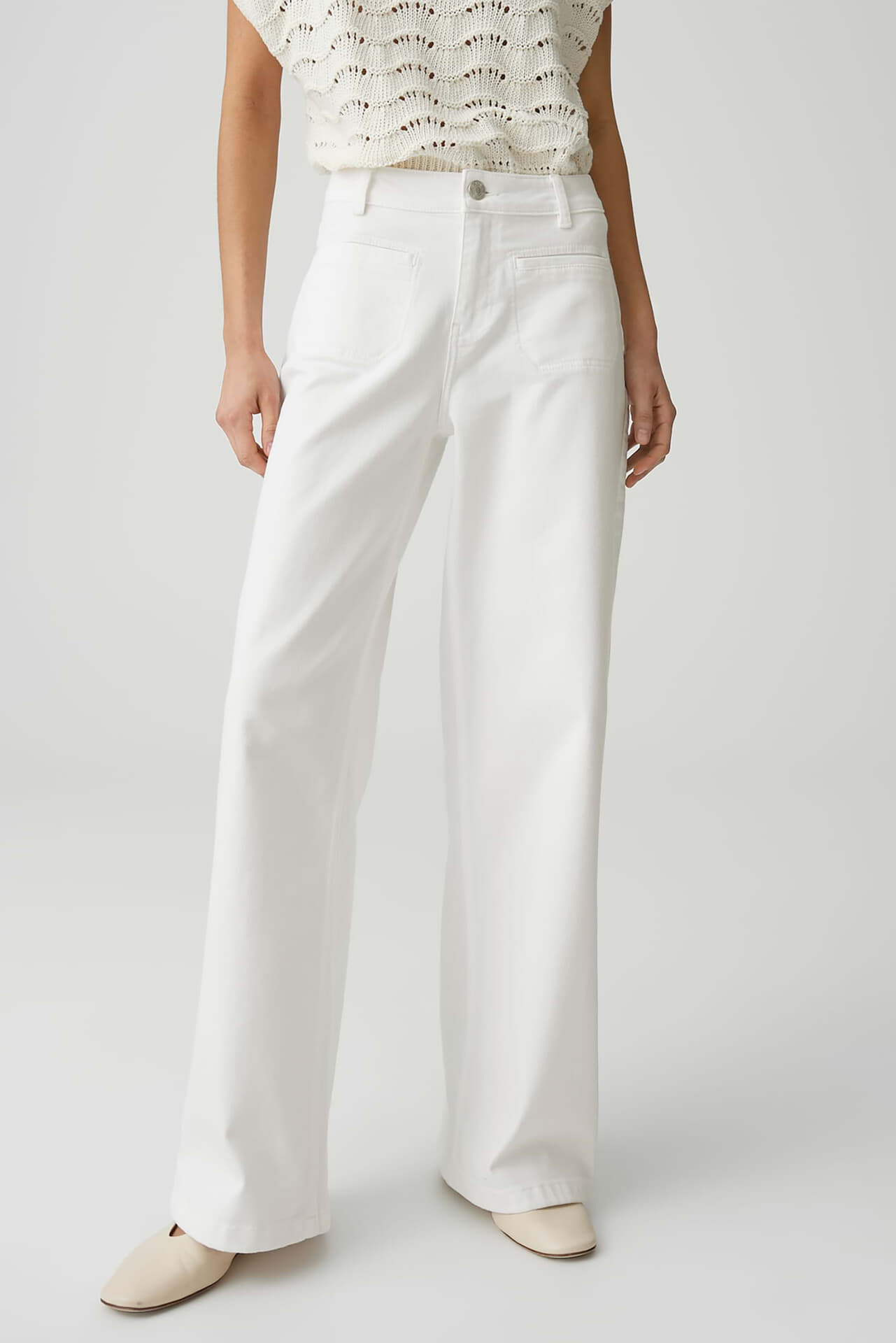 Opus Broek Miva Urban Off White