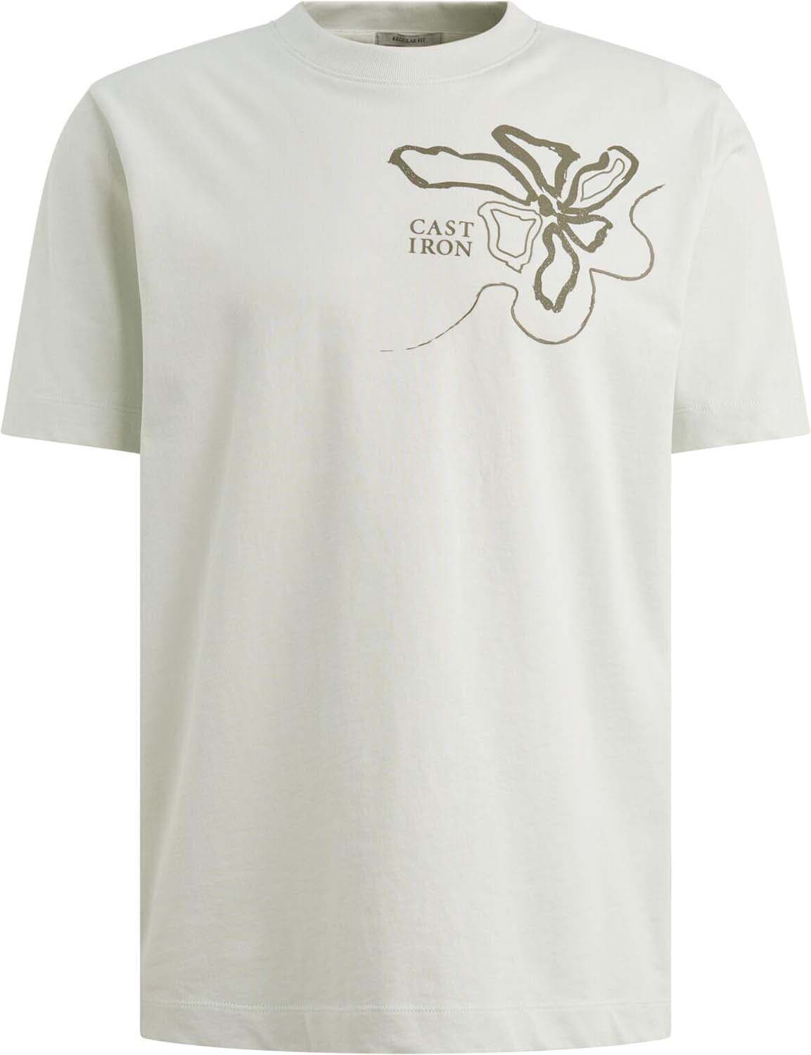 Cast Iron T-shirt Regular fit Blauw