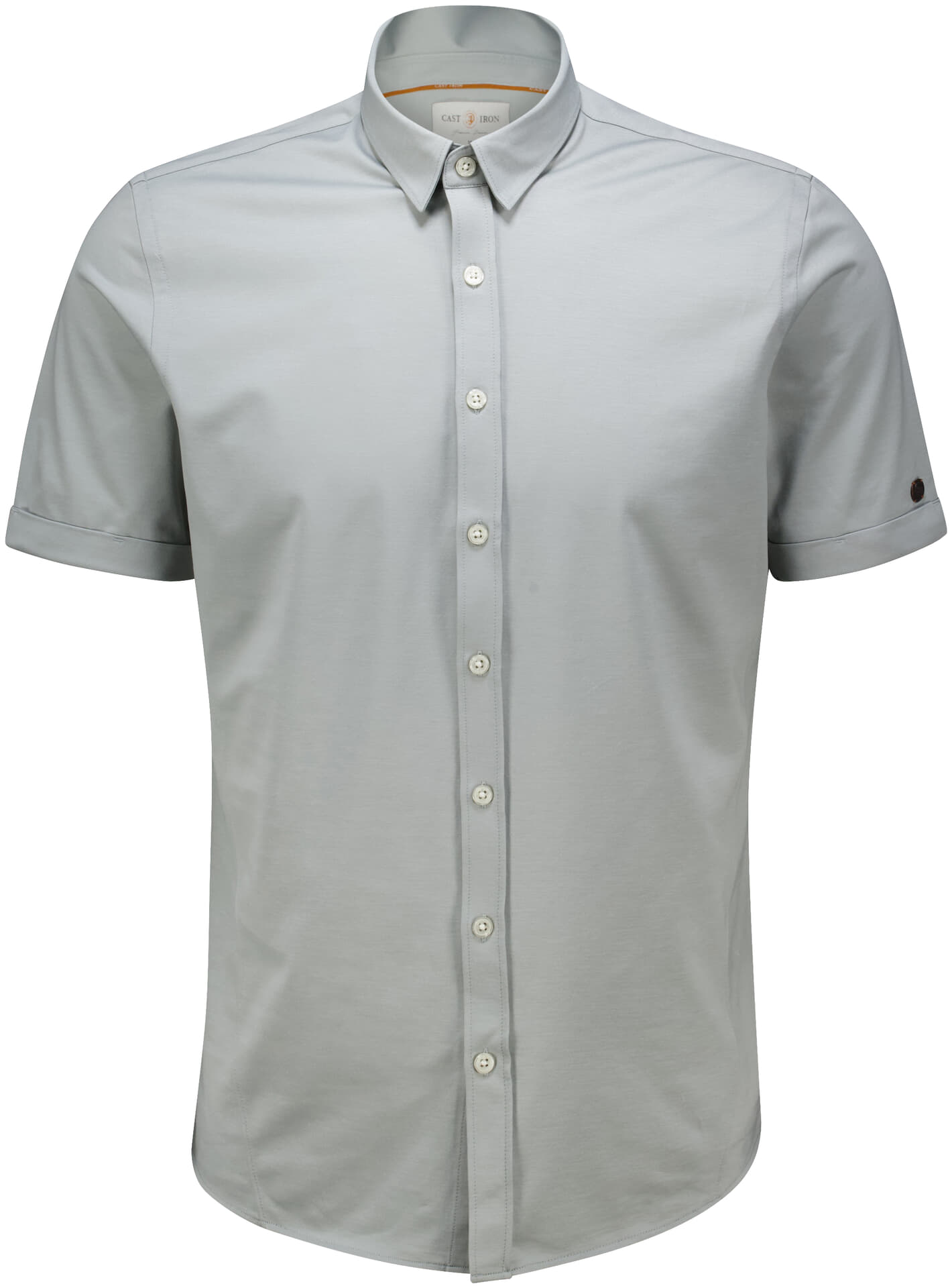 Cast Iron Overhemd Tech Jersey Grijs
