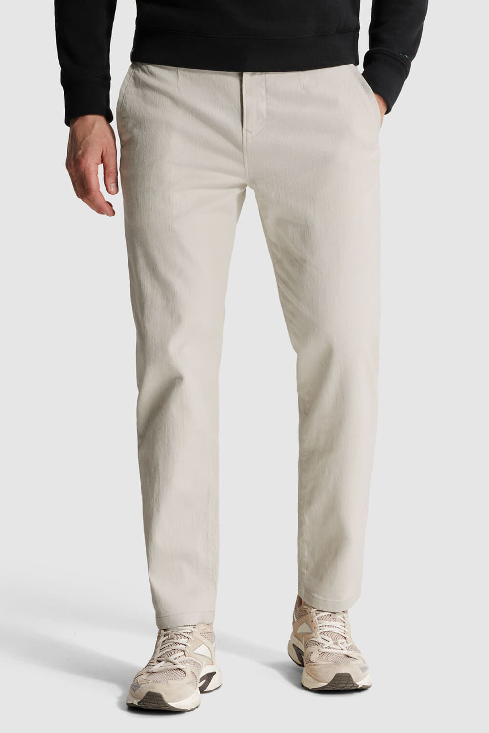 Cast Iron Chino Slub structure Relaxed Fit Grijs
