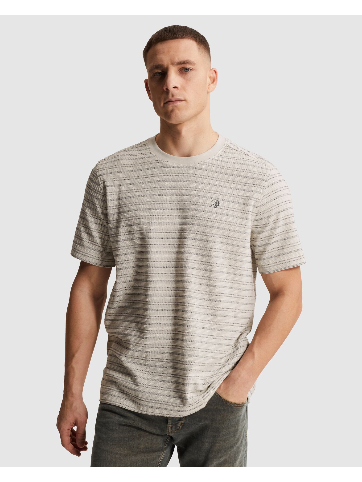 Cast Iron T-shirt Regular fit Grijs