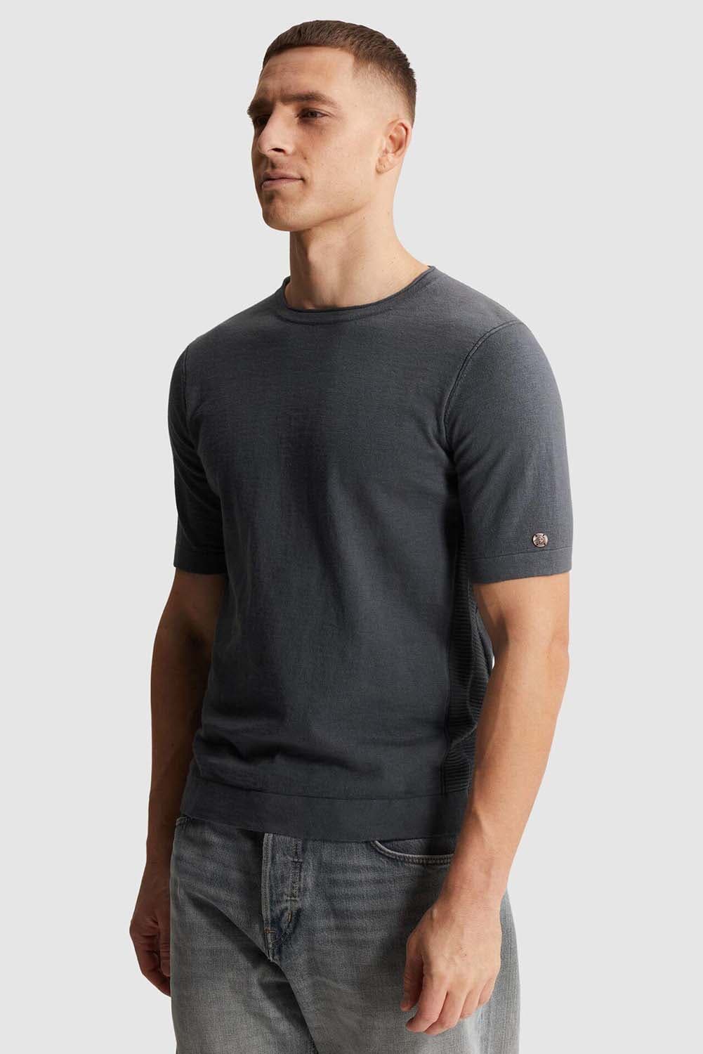 Cast Iron T-shirt regular fit Grijs