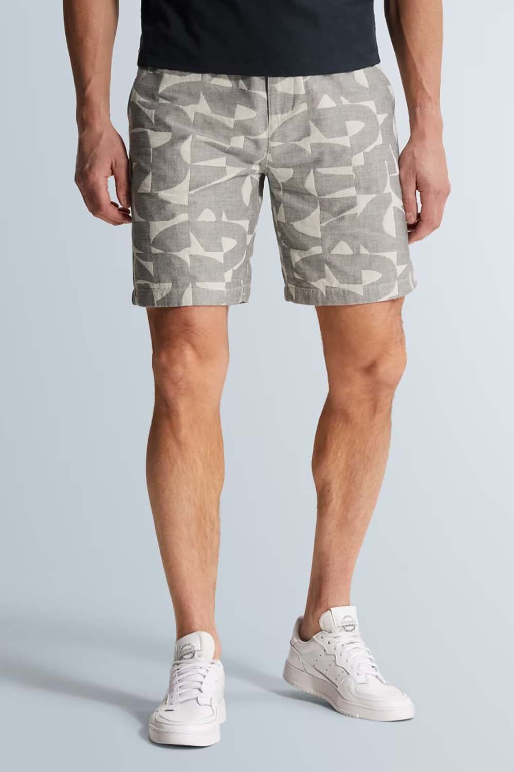 Cast Iron Short Structure Relaxed fit Grijs