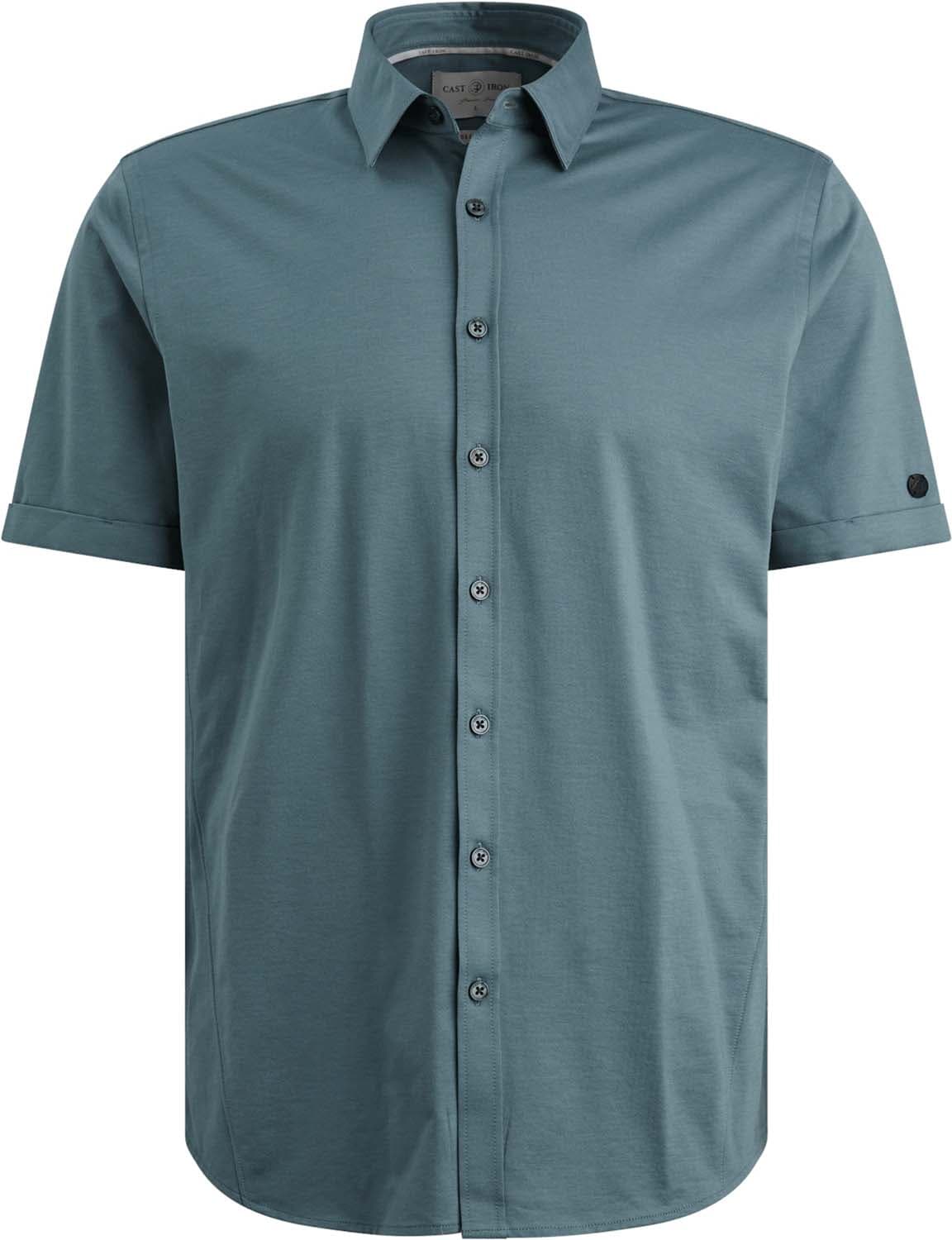 Cast Iron Overhemd Tech Jersey Lig Blauw