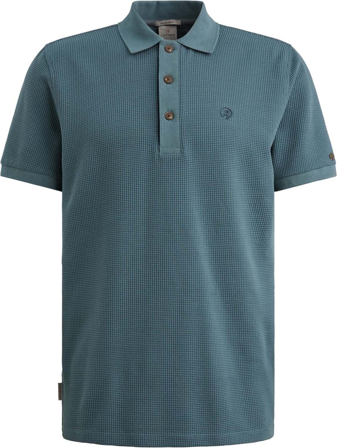 Cast Iron Polo Regular fit Blauw