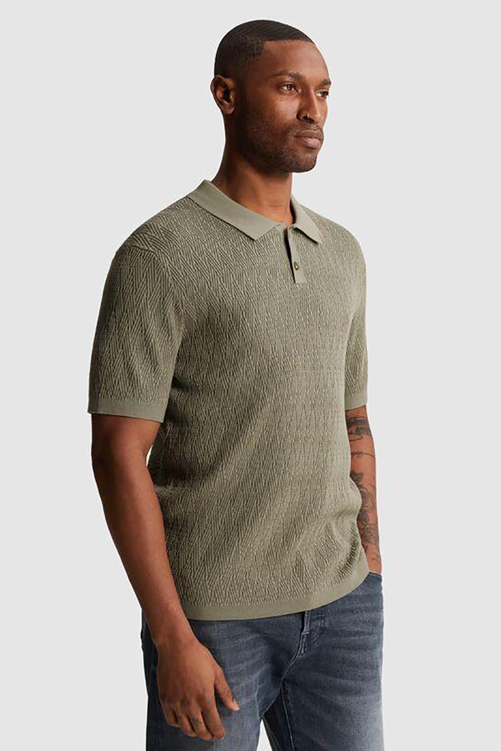 Cast Iron Polo regular fit Groen
