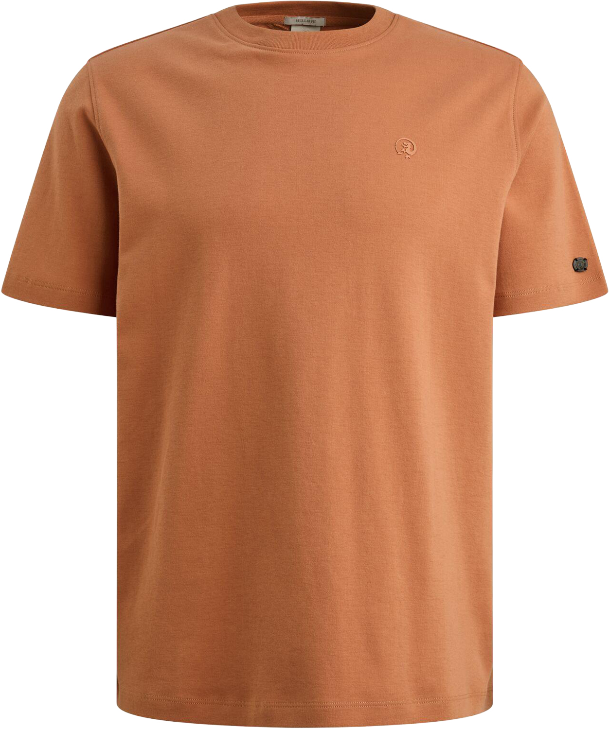 Cast Iron T-shirt Interlock regular fit Beige