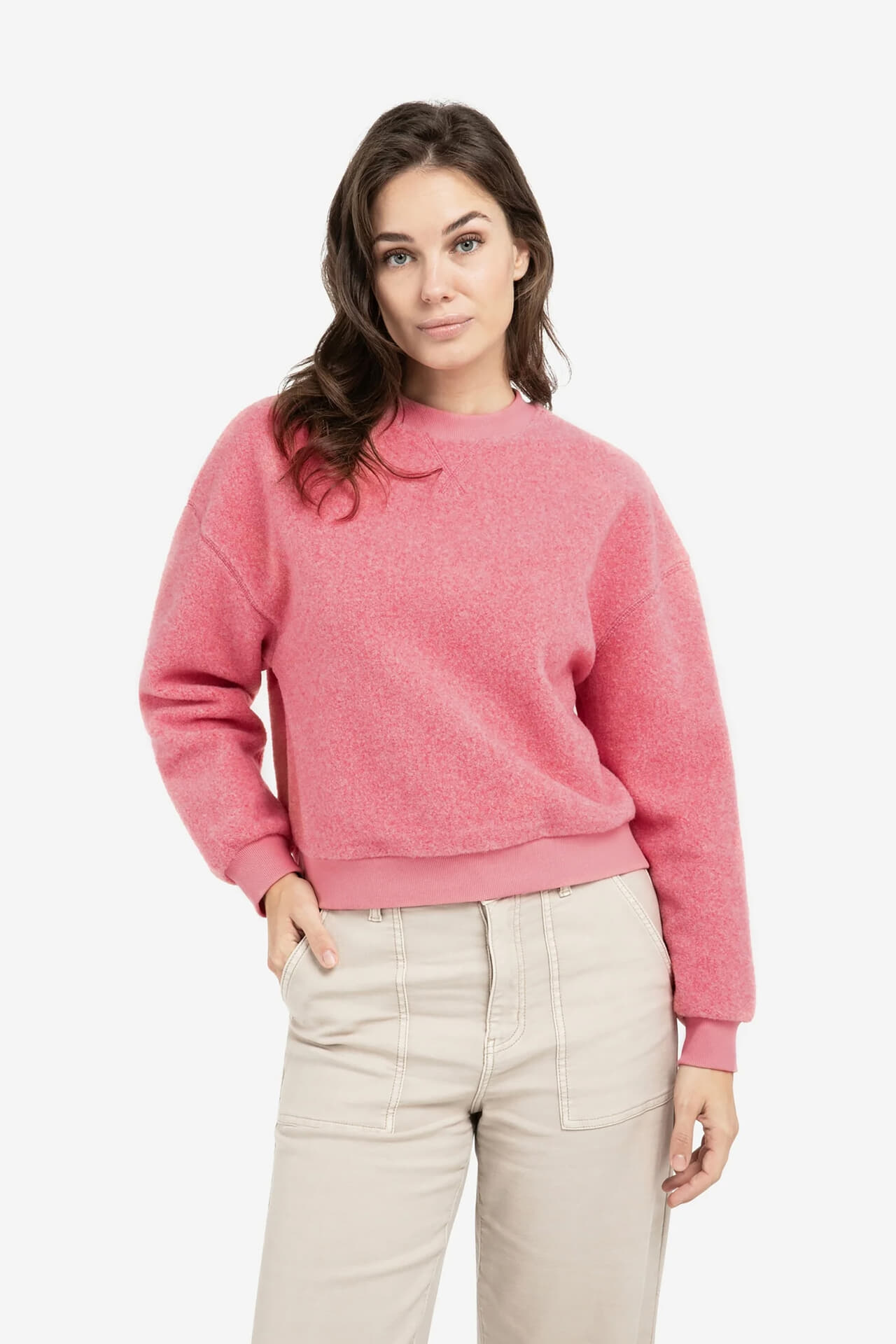 Yaya Sweater Teddy Rood