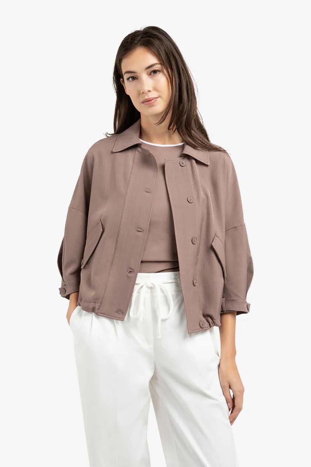 Yaya Blousejack  Taupe