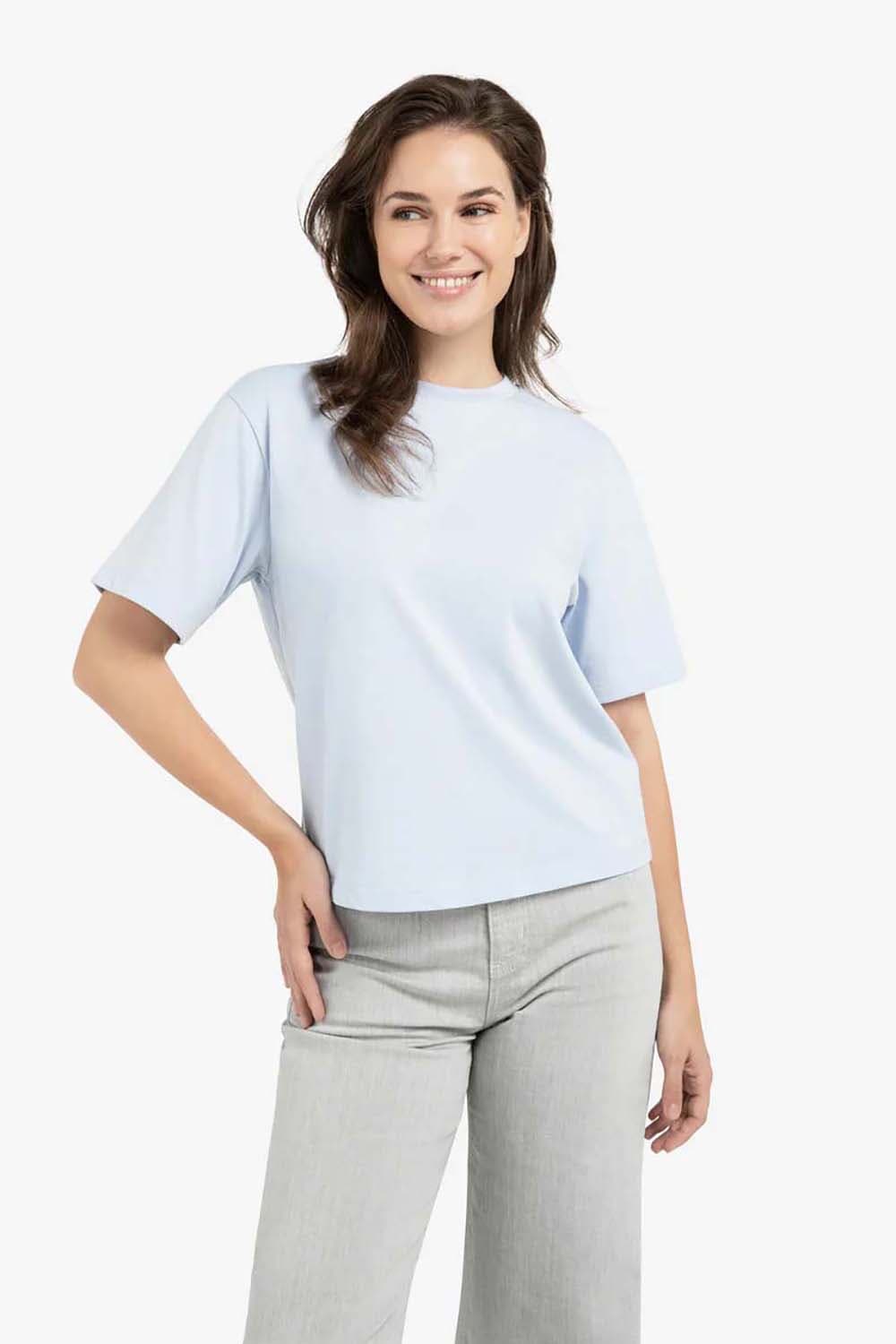 Yaya Boyfriend T-shirt Blauw