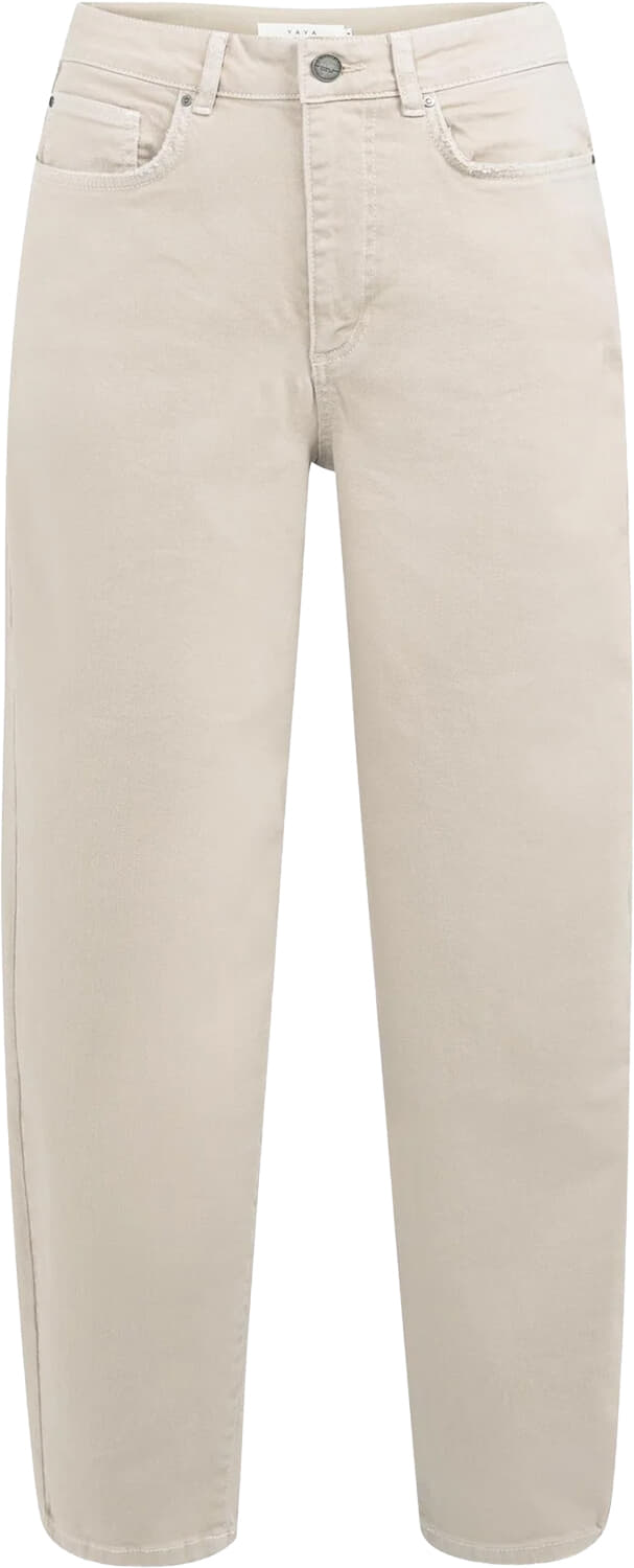 Yaya Jeans High-waist Beige
