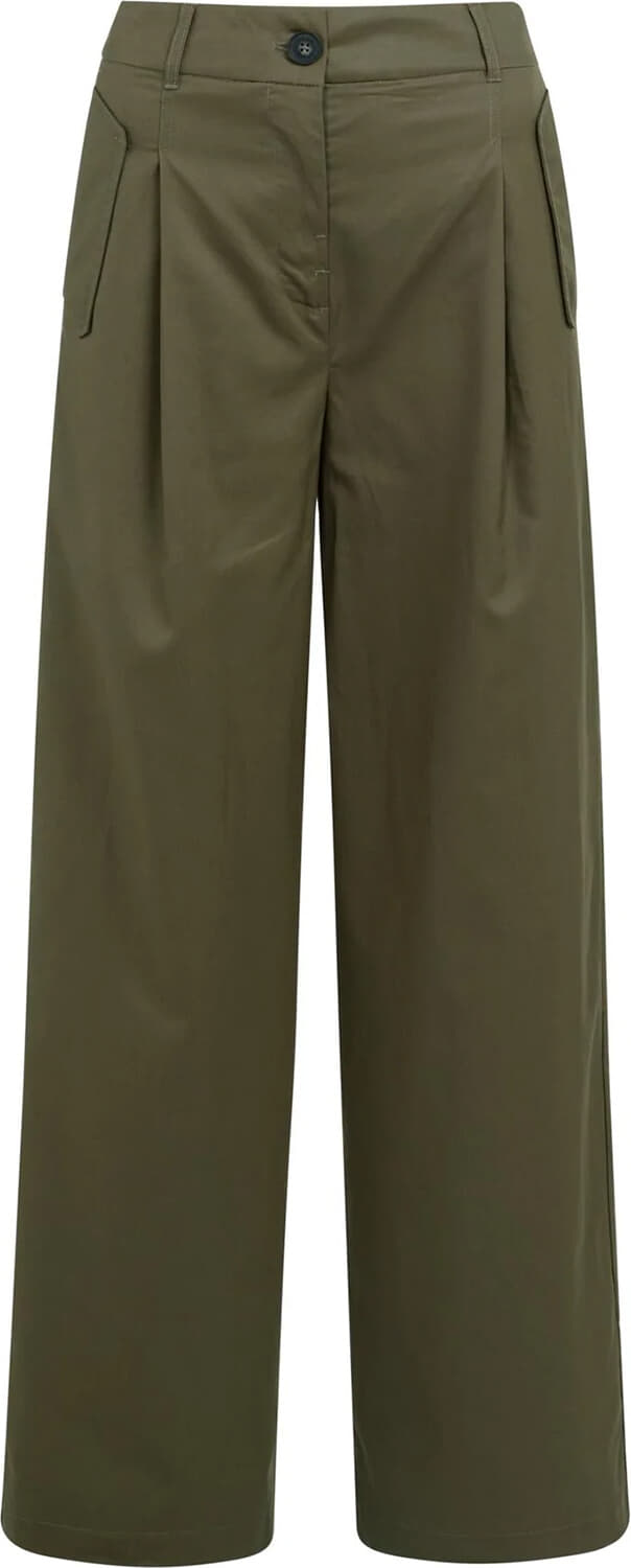 Yaya Cargobroek Wide leg Army