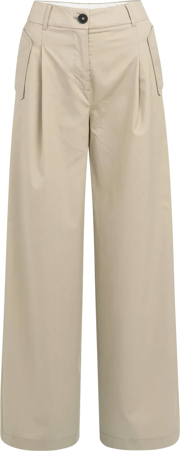 Yaya Cargobroek Wide leg Bruin