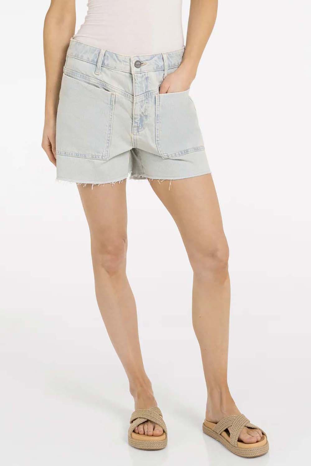Yaya Short Loose Fit  Jeans Light