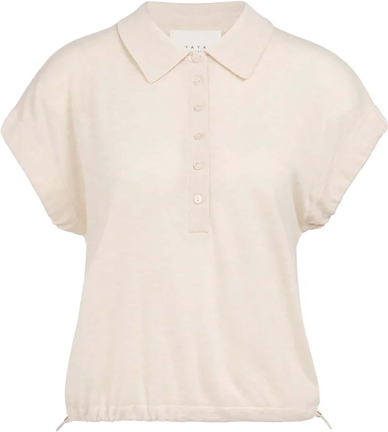 Yaya Polo Top Crème
